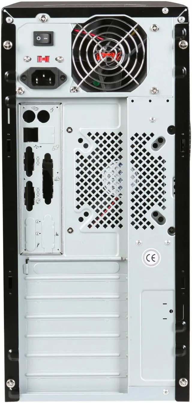 Alt view image 11 of 13 - Rosewill R604TSB-N 3 x120mm Cooling Fan Pre-Installed on the TOP,Front and Rear ,ATX Mid Tower Computer Case with 450W Power Supply