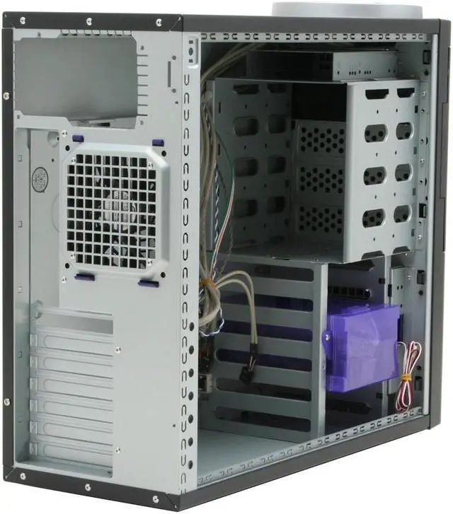 Alt view image 8 of 16 - Rosewill R5604-BK  0.8mm Japanese Cold Rolled Steel Dual 120mm Fans Screw-Less design ATX Mid Tower Computer Case