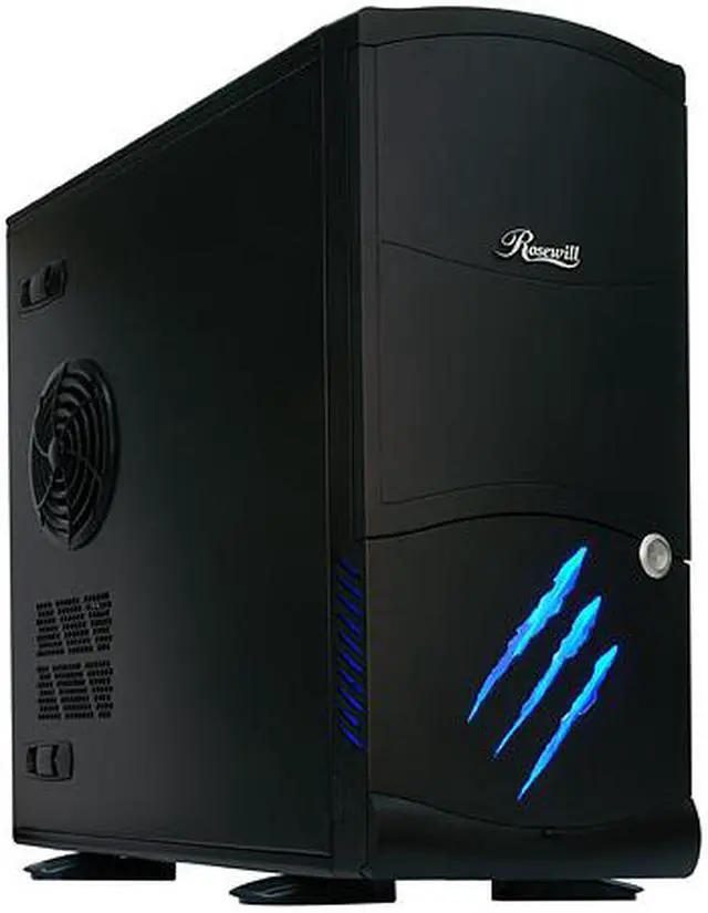 Main image of Rosewill R6AS5-BK 0.8mm SECC 120mm Fan ATX Mid Tower Computer Case