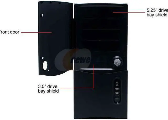 Alt view image 5 of 13 - Rosewill R6A34-BK 0.8mm SECC 120mm Fan ATX Mid Tower Computer Case