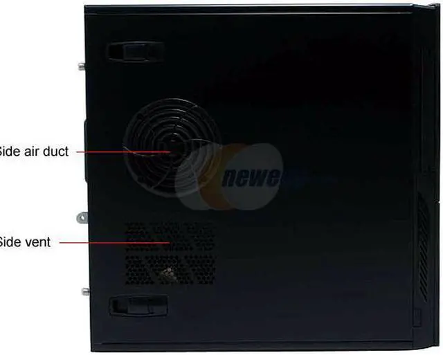Alt view image 3 of 13 - Rosewill R6A34-BK 0.8mm SECC 120mm Fan ATX Mid Tower Computer Case