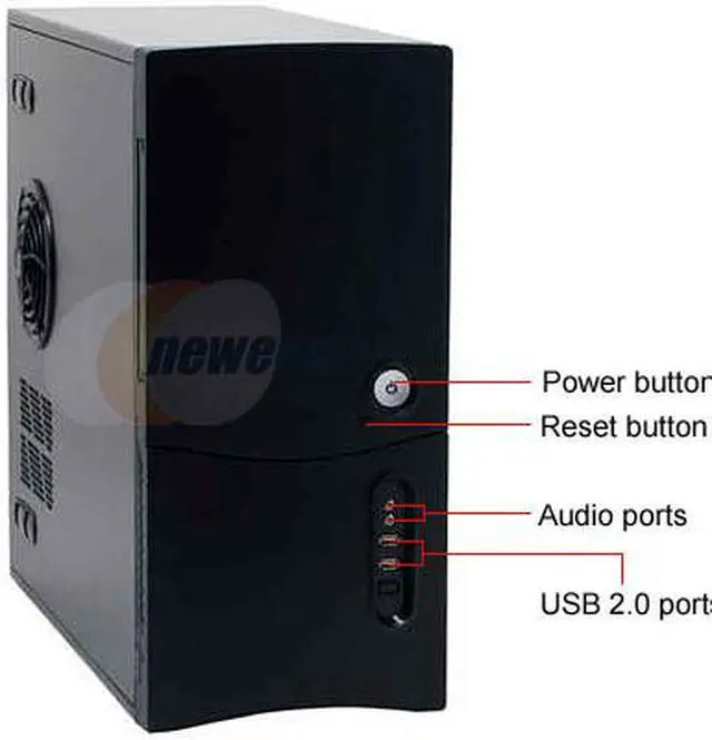 Alt view image 9 of 13 - Rosewill R6A34-BK 0.8mm SECC 120mm Fan ATX Mid Tower Computer Case