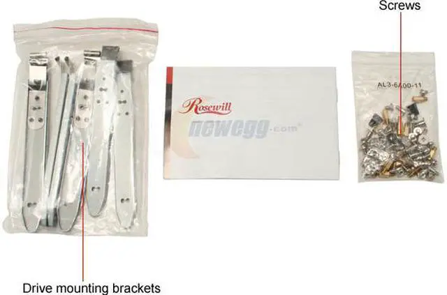 Alt view image 8 of 8 - Rosewill R6AR6-BK 0.8mm SECC 120mm Fan ATX Mid Tower Computer Case