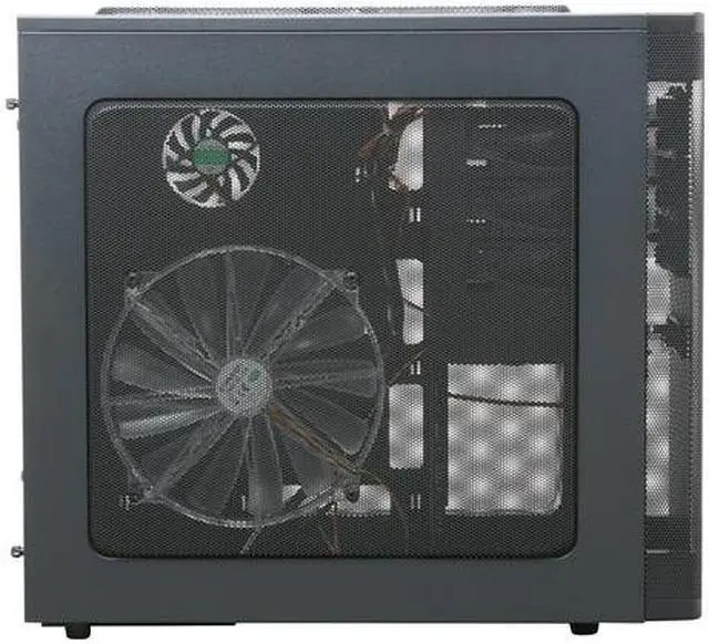 Alt view image 6 of 11 - Rosewill ARMOR Gaming ATX Mid Tower Computer Case ,Full mesh design front bezel, comes with Six Fans-1x Front 120mm Fan, 2x Top 120mm Fan, 1x Rear 120mm Fan, 1x 80mm Fan on motherboard tray, 1x Side 200mm Fan, option Fan-1x Bottom 120mm Fan