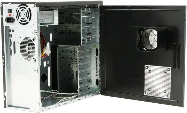 Alt view image 8 of 15 - Rosewill R6422 BK ATX Mid Tower Computer Case+350W Power Supply