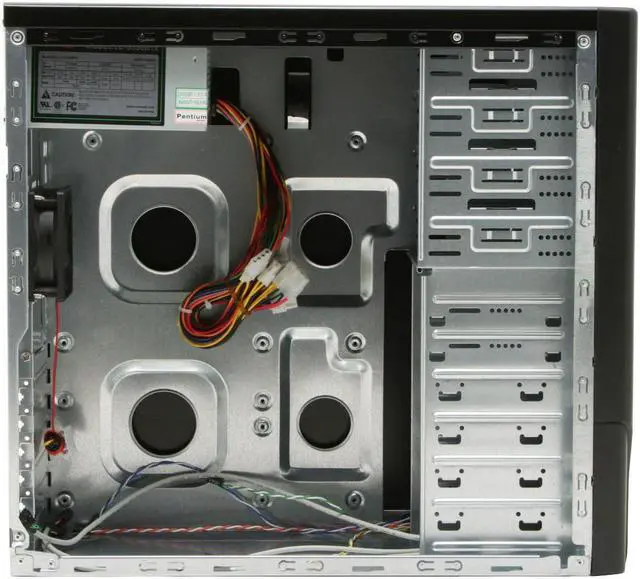 Alt view image 9 of 15 - Rosewill R6422 BK ATX Mid Tower Computer Case+350W Power Supply