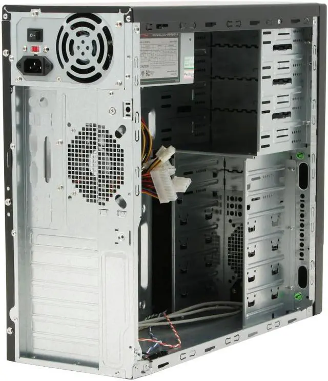 Rosewill R6423 BK ATX Mid Tower Computer Case+350W Power Supply ...