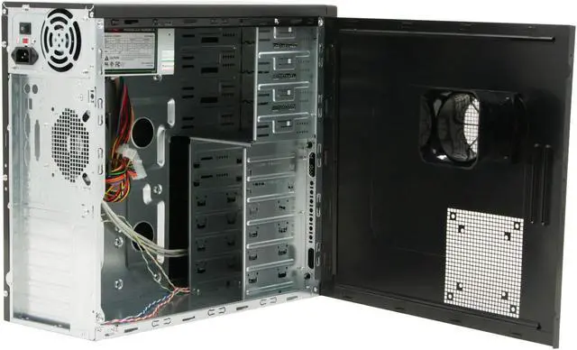 Alt view image 11 of 15 - Rosewill R6426 BK ATX Mid Tower Computer Case+350W Power Supply