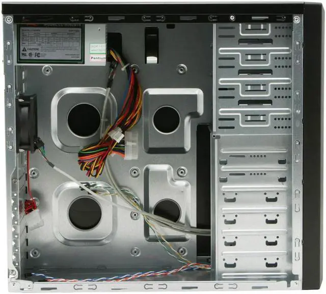 Alt view image 8 of 15 - Rosewill R6426 BK ATX Mid Tower Computer Case+350W Power Supply