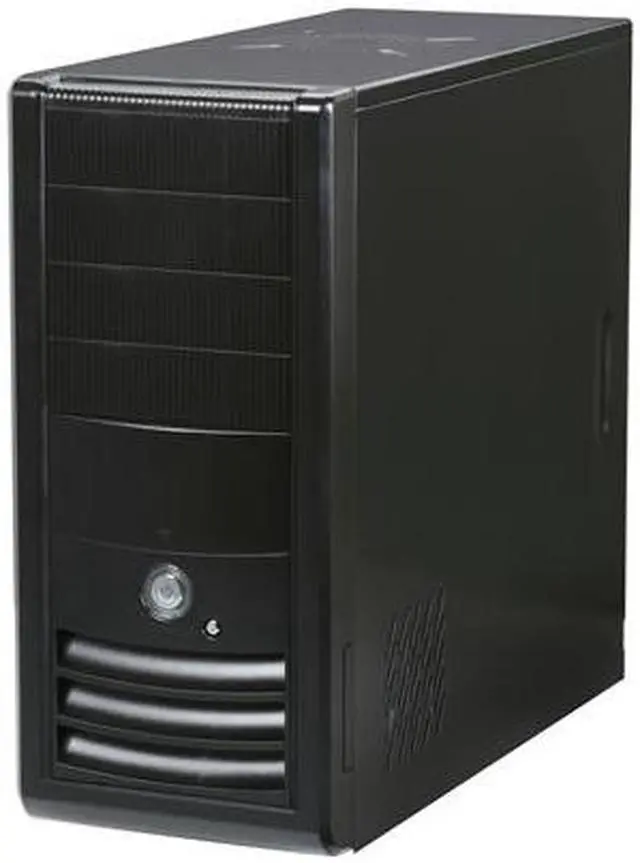 Alt view image 3 of 13 - Rosewill R5717 BK Black 120mm Fan Pre-Installed on the Top and 80mm Slim Fan Cooling HDD,ATX Mid Tower Computer Case with 450W Power Supply