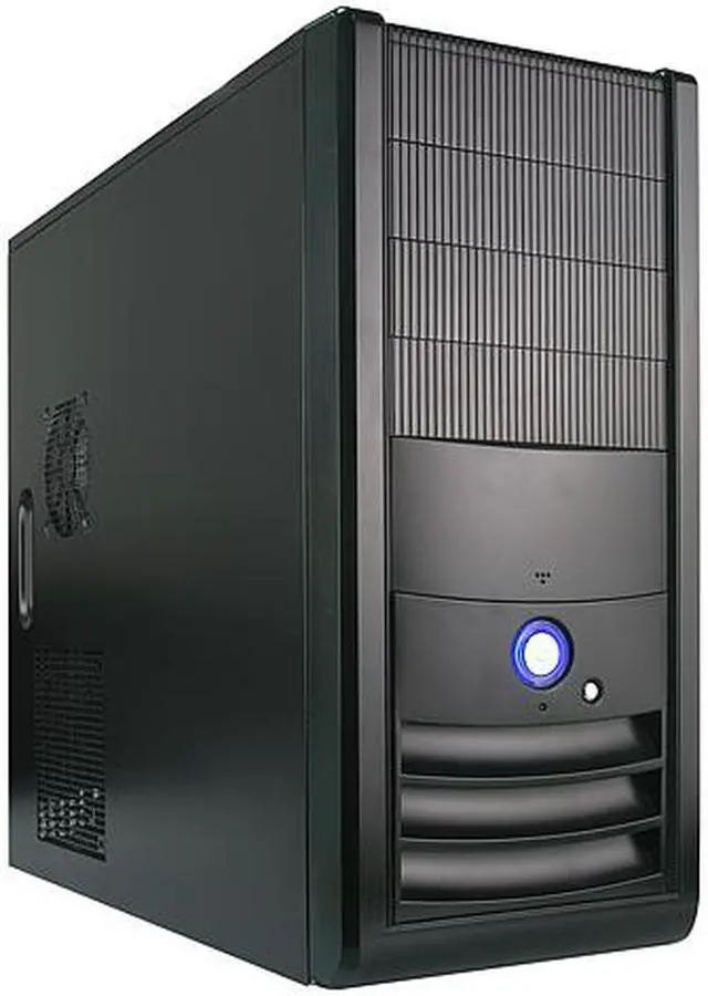 Main image of Rosewill R5717-P BK 120mm Fan ATX Mid Tower Computer Case,with mesh air filters,adjustable vents & Tool-Free kits