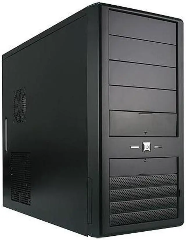 Main image of Rosewill R604-P BK 120mm Fan ATX Mid Tower Computer Case,with mesh air filters,adjustable vents & Tool-Free kits