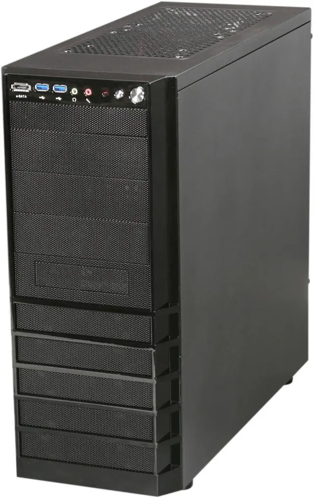 Alt view image 6 of 12 - Rosewill RANGER Gaming ATX Mid Tower Computer Case,two-toned interior coating,come with Three Fans,Support up to 7 Fans, w/ Window Side Panel