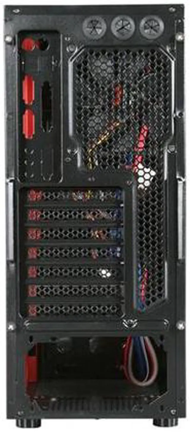 Alt view image 11 of 12 - Rosewill RANGER Gaming ATX Mid Tower Computer Case,two-toned interior coating,come with Three Fans,Support up to 7 Fans, w/ Window Side Panel