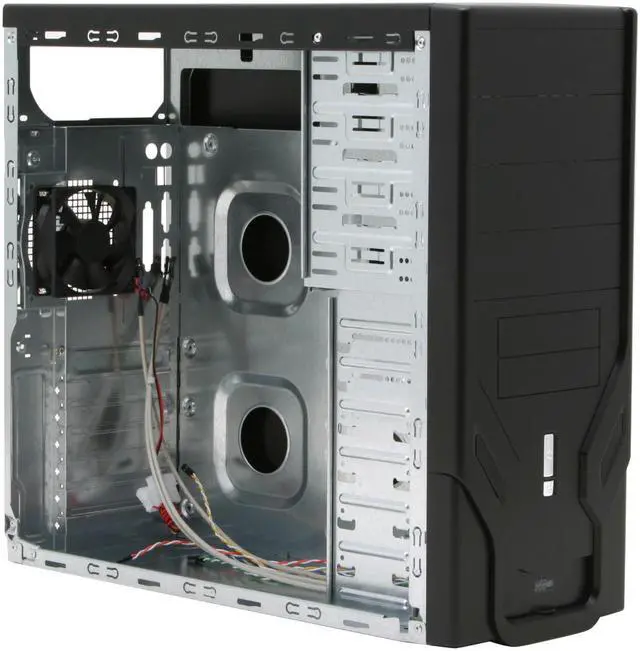 Alt view image 8 of 19 - Rosewill R6422-P BK Black SGCC Steel ATX Mid Tower Computer Case