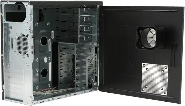 Alt view image 10 of 19 - Rosewill R6422-P BK Black SGCC Steel ATX Mid Tower Computer Case