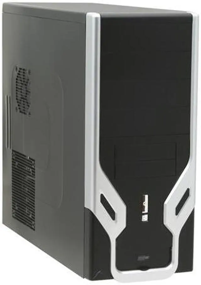 Alt view image 2 of 14 - Rosewill R6422-P SL Black/ Silver SGCC Steel ATX Mid Tower Computer Case