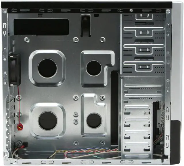 Alt view image 8 of 14 - Rosewill R6422-P SL Black/ Silver SGCC Steel ATX Mid Tower Computer Case