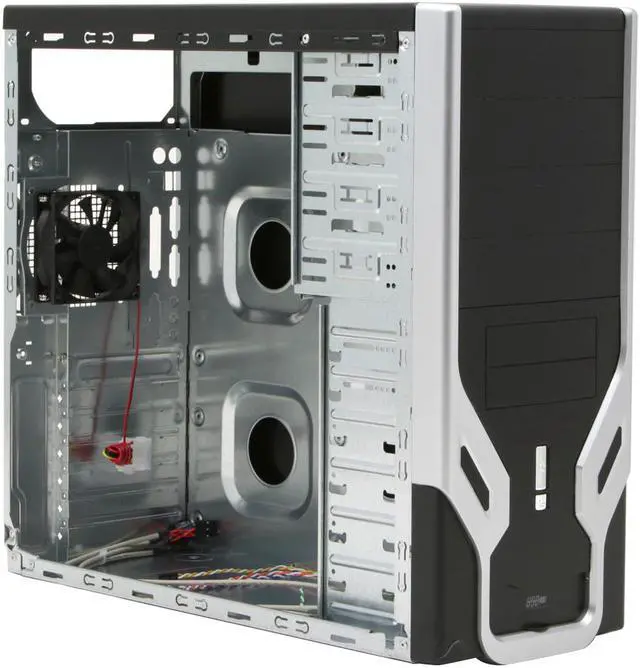 Alt view image 9 of 14 - Rosewill R6422-P SL Black/ Silver SGCC Steel ATX Mid Tower Computer Case