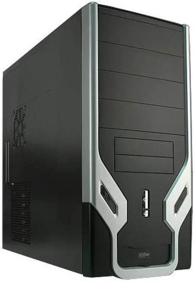 Main image of Rosewill R6422-P SL Black/ Silver SGCC Steel ATX Mid Tower Computer Case