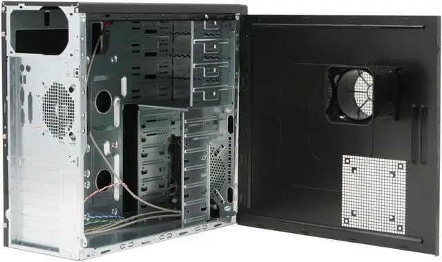Alt view image 11 of 14 - Rosewill R6423-P BK ATX Mid Tower Computer Case