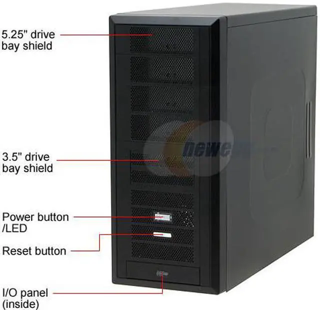 Alt view image 4 of 20 - Rosewill R6426-P BK ATX Mid Tower Computer Case