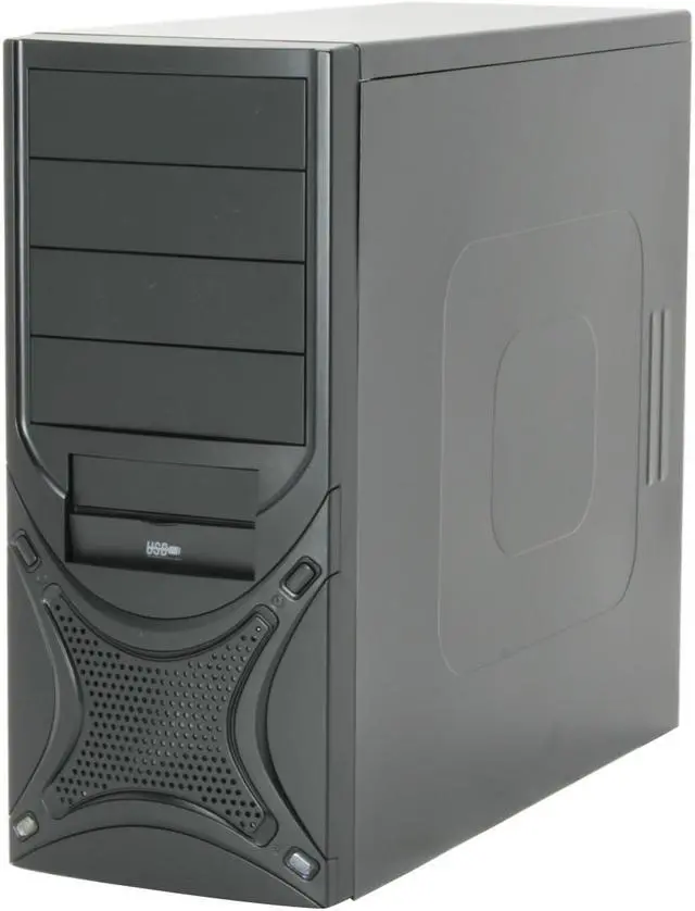 Alt view image 3 of 14 - Rosewill R6425-P BK Black SGCC Steel ATX Mid Tower Computer Case