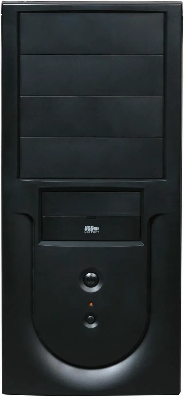 Alt view image 2 of 9 - Rosewill R218-P-BK Black SECC Steel ATX Mid Tower Computer Case