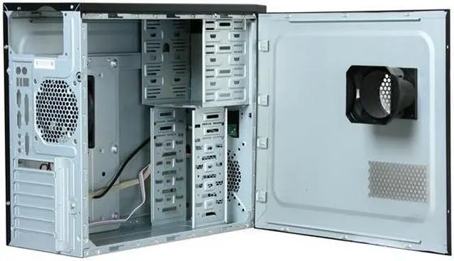 Alt view image 5 of 9 - Rosewill R218-P-BK Black SECC Steel ATX Mid Tower Computer Case