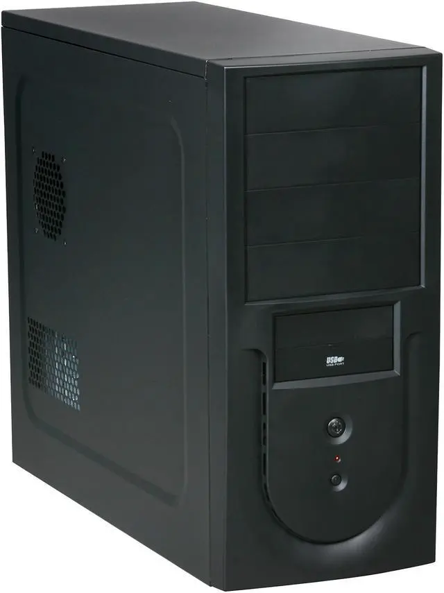 Main image of Rosewill R218-P-BK Black SECC Steel ATX Mid Tower Computer Case