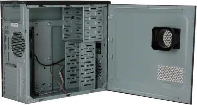Alt view image 9 of 14 - Rosewill R220-P-BK Black SECC Steel ATX Mid Tower Computer Case