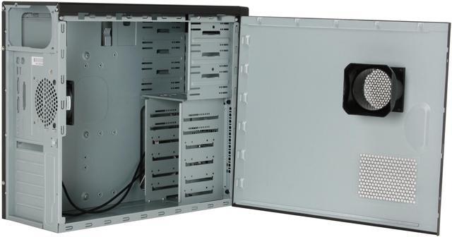 Alt view image 9 of 14 - Rosewill R318-P-BK Black SECC Steel ATX Mid Tower Computer Case