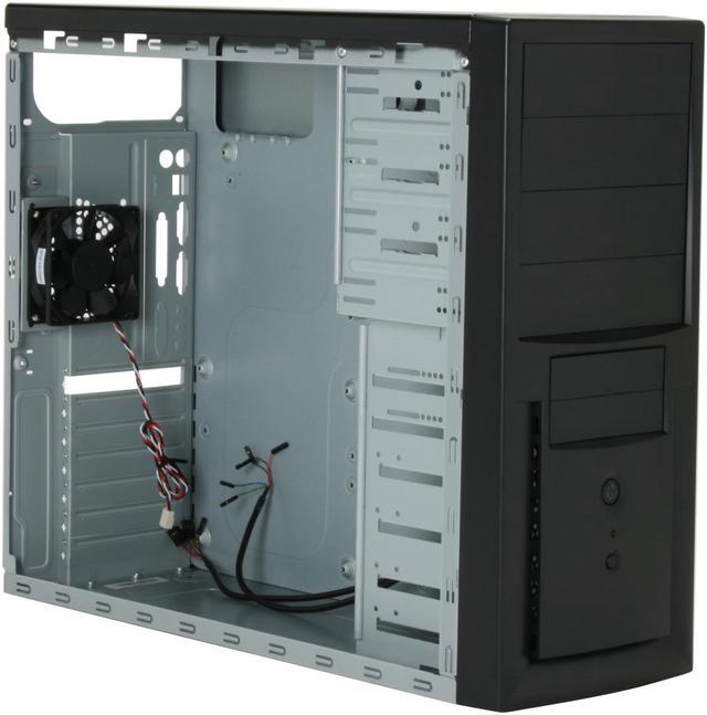Alt view image 11 of 14 - Rosewill R318-P-BK Black SECC Steel ATX Mid Tower Computer Case