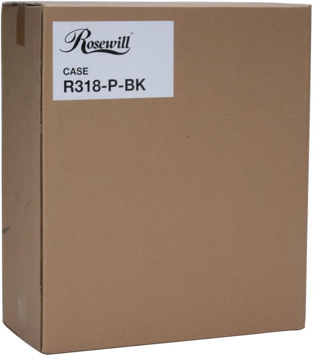 Alt view image 14 of 14 - Rosewill R318-P-BK Black SECC Steel ATX Mid Tower Computer Case