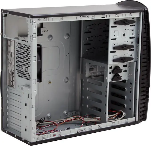 Alt view image 11 of 16 - Rosewill R6252-BK Screw-less Dual Fans ATX Mid Tower Computer Case
