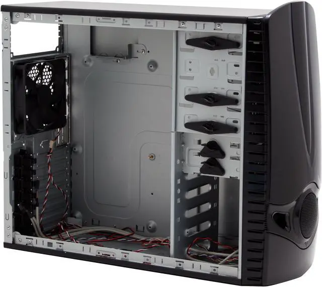 Alt view image 13 of 16 - Rosewill R6252-BK Screw-less Dual Fans ATX Mid Tower Computer Case