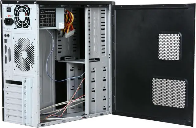 Alt view image 5 of 9 - Rosewill R2039-BK Black ATX Mid Tower Computer Case 400W Power Supply