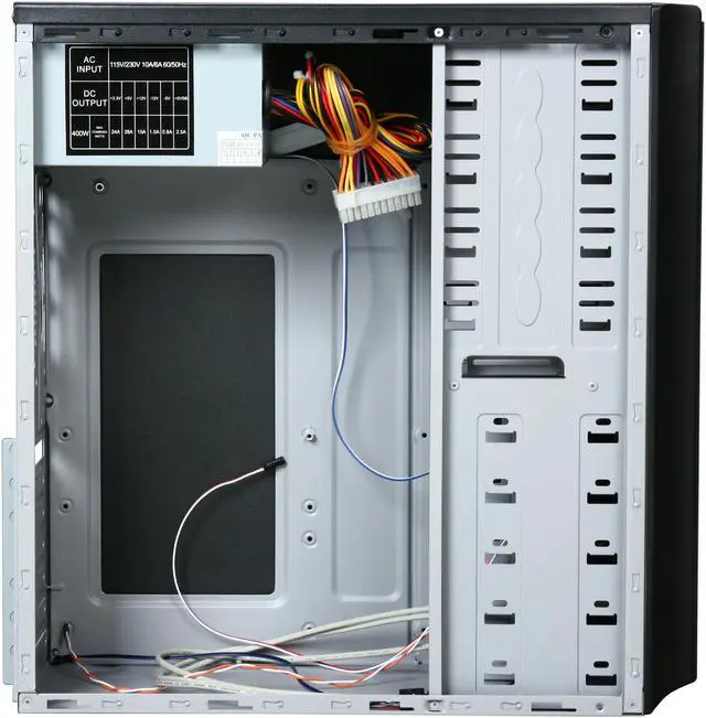 Alt view image 6 of 9 - Rosewill R2039-BK Black ATX Mid Tower Computer Case 400W Power Supply