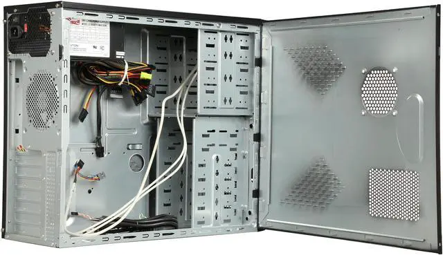 Alt view image 6 of 9 - Rosewill R519-BK - Black ATX Mid Tower Computer Case with 500W Power Supply