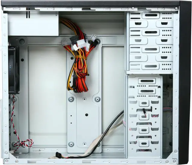 Alt view image 6 of 9 - Rosewill R218-P-BK-450W MicroATX Mid Tower Computer Case, come with 1x 120mm Fan, 450W Power Supply