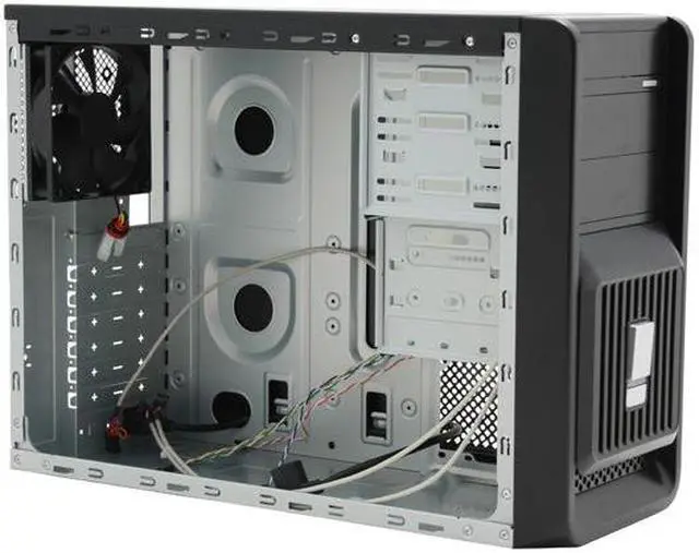 Alt view image 9 of 12 - Rosewill RZS05 BLK Black Sturdy SGCC Steel ATX Mid Tower Computer Case