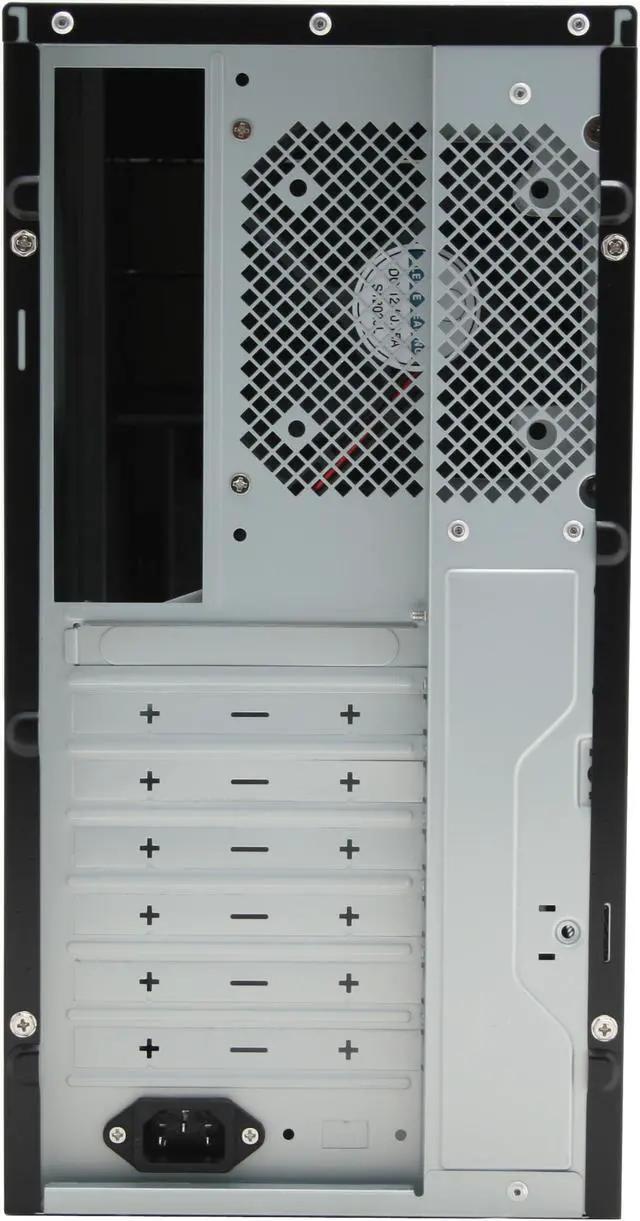 Alt view image 7 of 12 - Rosewill RZS06 SLV Black/ Silver Sturdy SECC Steel ATX Mid Tower Computer Case