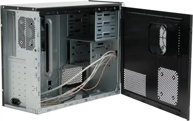 Alt view image 9 of 12 - Rosewill RZS06 SLV Black/ Silver Sturdy SECC Steel ATX Mid Tower Computer Case