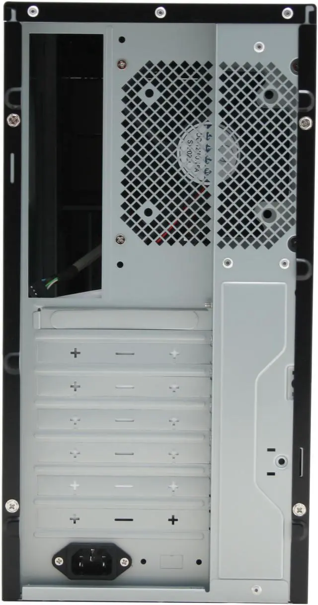 Alt view image 6 of 12 - Rosewill RZS06 BLK Black Sturdy SECC Steel ATX Mid Tower Computer Case
