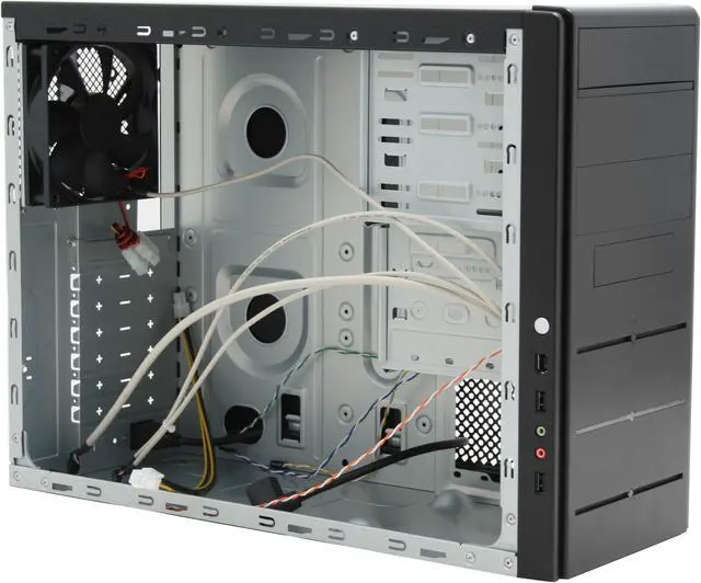 Alt view image 9 of 12 - Rosewill RZS06 BLK Black Sturdy SECC Steel ATX Mid Tower Computer Case