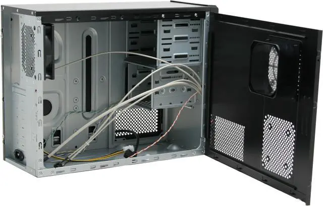 Alt view image 7 of 12 - Rosewill RZS06 BLK Black Sturdy SECC Steel ATX Mid Tower Computer Case