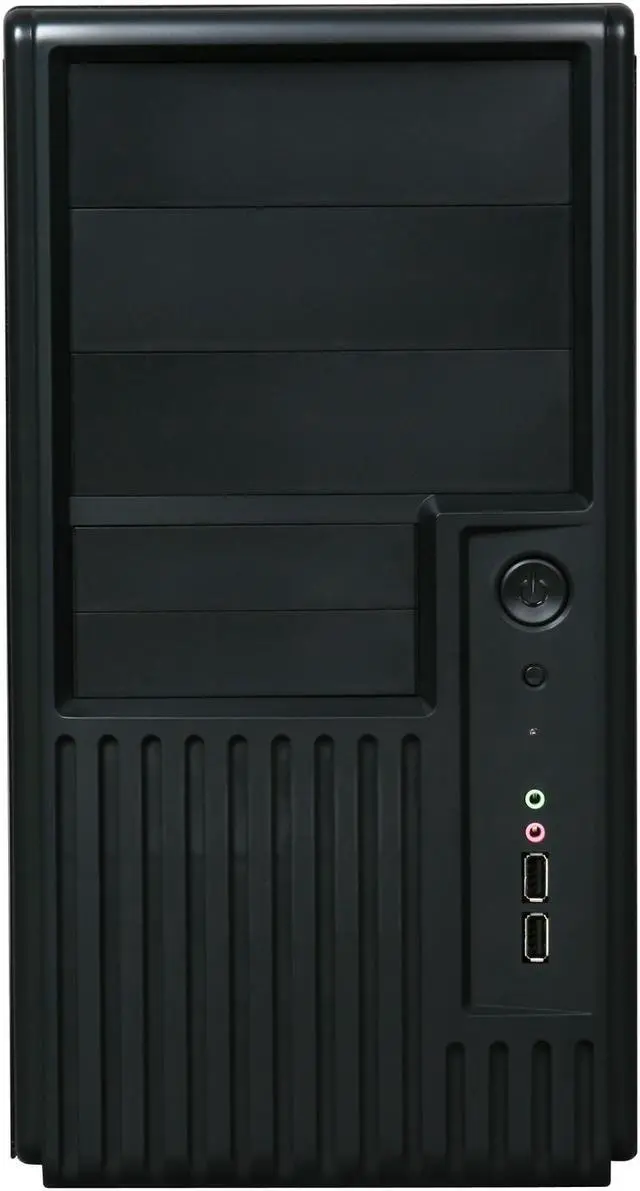 Alt view image 2 of 9 - Rosewill R101-P-BK-450W MicroATX Mid Tower Computer Case, come with 1x 120mm Fan, 450W Power Supply