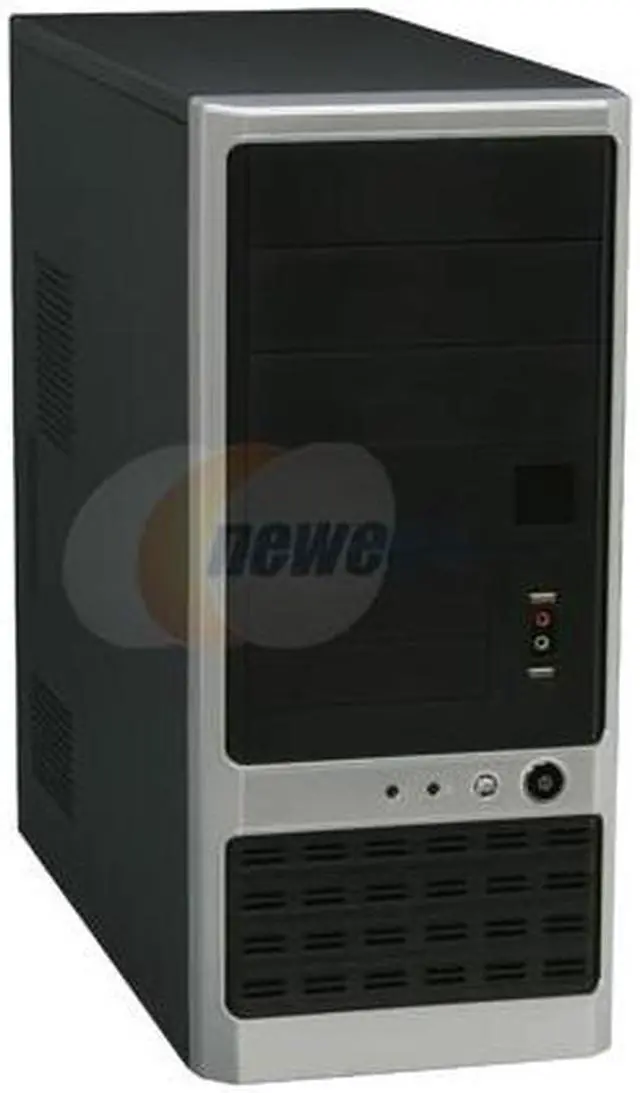 Main image of Rosewill R891SL Black/Silver Steel ATX Mid Tower Computer Case with 24 pin &1xSATA Connectors 350W Power Supply
