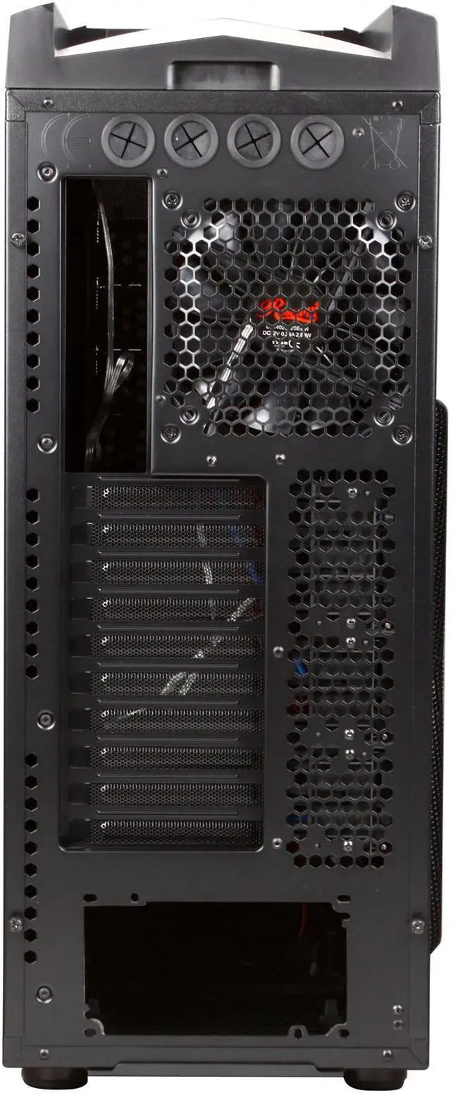 Alt view image 15 of 17 - Rosewill THOR Gaming ATX Full Tower Computer Case, support up to XL-ATX, come with Four Fans-1x Front Red LED 230mm Fan, 1x Top 230mm Fan, 1x Side 230mm Fan, 1x Rear 140mm Fan, Option Fan-1x Bottom 120/140mm Fan