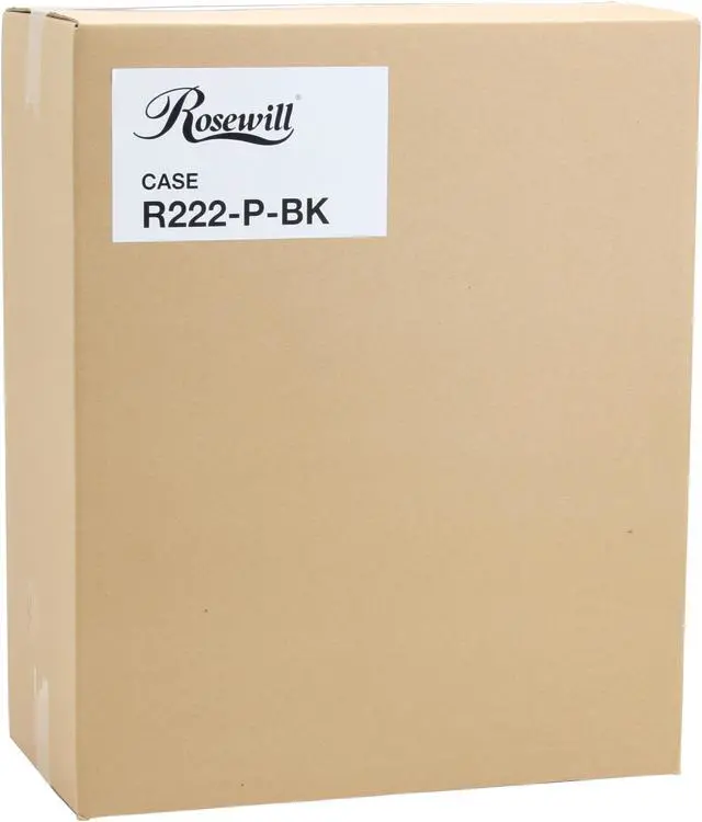 Alt view image 12 of 12 - Rosewill R222-P-BK Black Steel ATX Mid Tower Computer Case